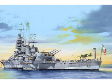 05318 1 350 Italian Navy Battleship RN Roma Plastic Model Kit Sale