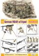 Dragon 75017 1 6 German MG42 Machine Gun w Tripod Plastic Model Kit Online Hot Sale