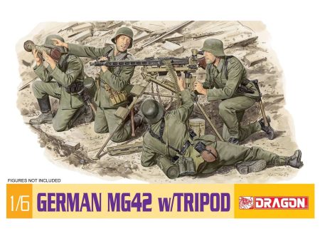 Dragon 75017 1 6 German MG42 Machine Gun w Tripod Plastic Model Kit Online Hot Sale