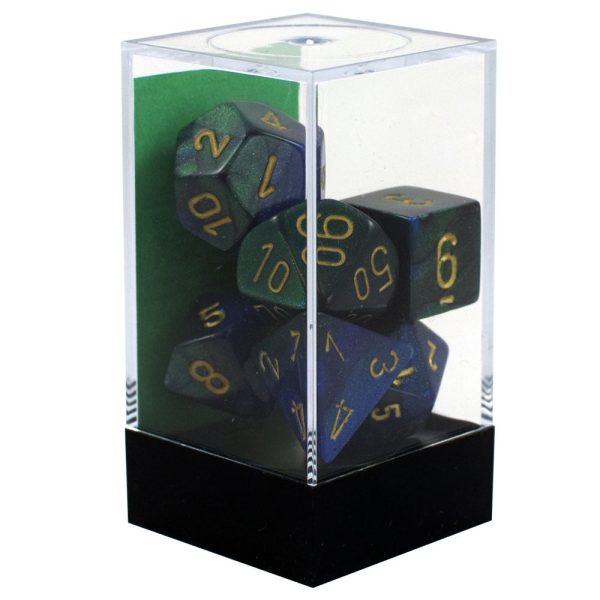 Gemini BlueGreen w Gold 7Die Set Online Sale