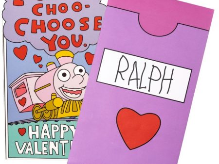 The Simpsons  I Choo Choo Choose You Valentines Card For Sale