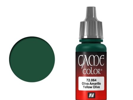 72064 Game Colour Yellow Olive 17 ml Acrylic Paint Fashion