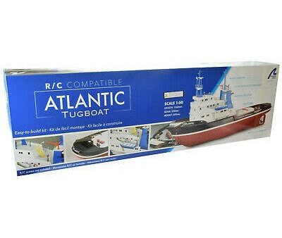 1 50 TugBoat Atlantic convert to RC 20210 Wooden Plastic Model ship For Cheap