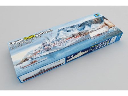 05359 1 350 German Tirpitz Battleship Plastic Model Kit Online now