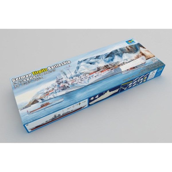 05359 1 350 German Tirpitz Battleship Plastic Model Kit Online now