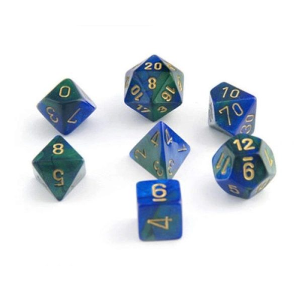 Gemini BlueGreen w Gold 7Die Set Online Sale