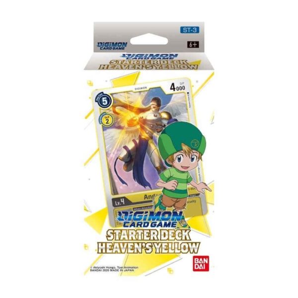 Digimon Card Game Series 01 Starter 03 Heavens Yellow on Sale